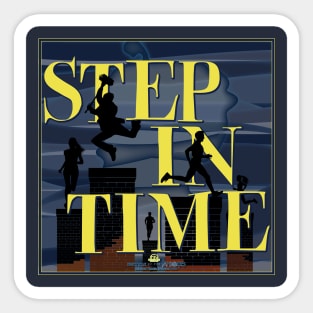 Step In Time Sticker